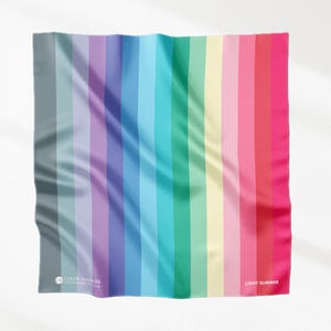 12 Seasons Color Analysis Drapes Set | Labeled Personal Draping Kit for ...