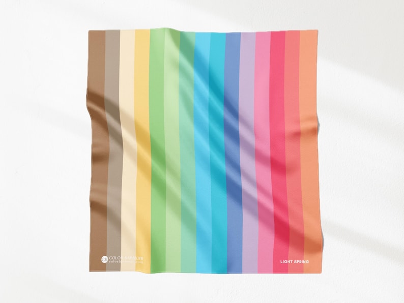 12 Seasons Color Analysis Drapes Set | Labeled Personal Draping Kit for ...