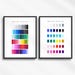 Bright Winter Printed Physical Poster | 12 Seasonal Colors Palette ...
