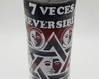 7 Veces Reversible Veladora / 7 Times Reversible Candle