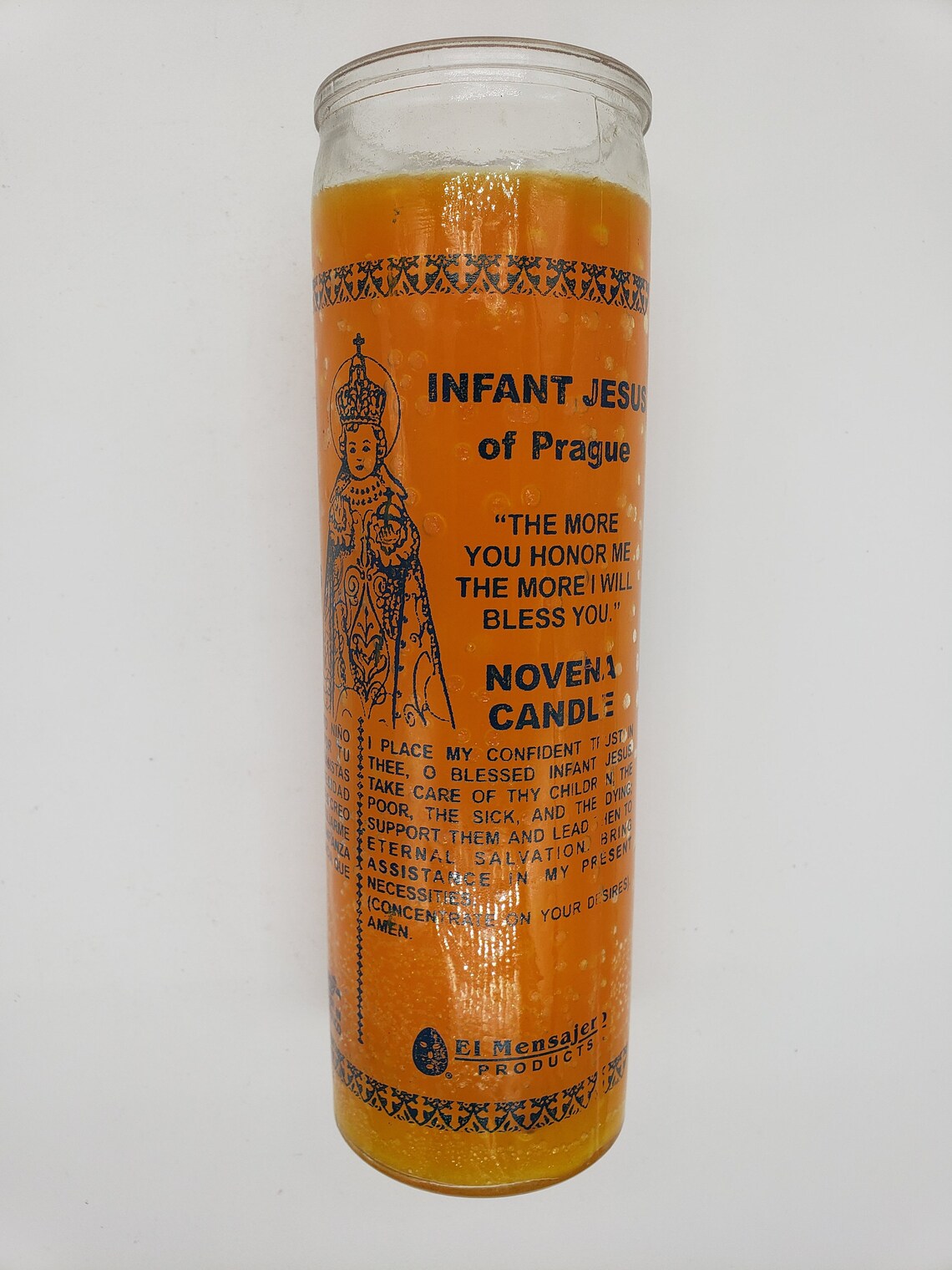 Infant Jesus Candle / Nino Jesus Veladora Etsy