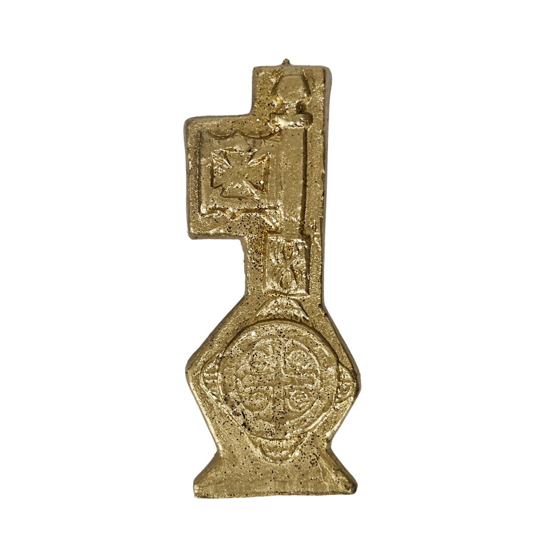 Gold Key Figure Candle - Etsy