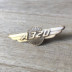 Airbus A320 WINGS pin, 320 wings, aviation pin, aircraft pin, Boeing pin, pilot gift, aviation gifts, tie pin, metal badge