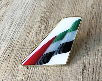 Emirates Airlines lapel pin, Airlines pin, Emirates fan gift, Boeing, Airbus, pilot gift, aviation gifts, tie pin, metal badge