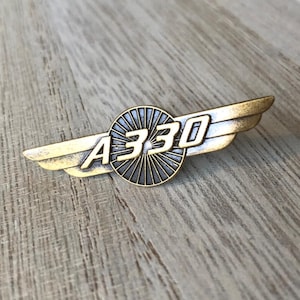 Airbus A330 WINGS pin, 330 wings, aviation pin, aircraft pin, Boeing pin, pilot gift, aviation gifts, tie pin, metal badge