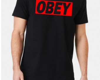 Vintage Obey Tshirt | Etsy Australia