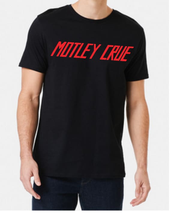 Black White Grey Navy Black Motley Crue 