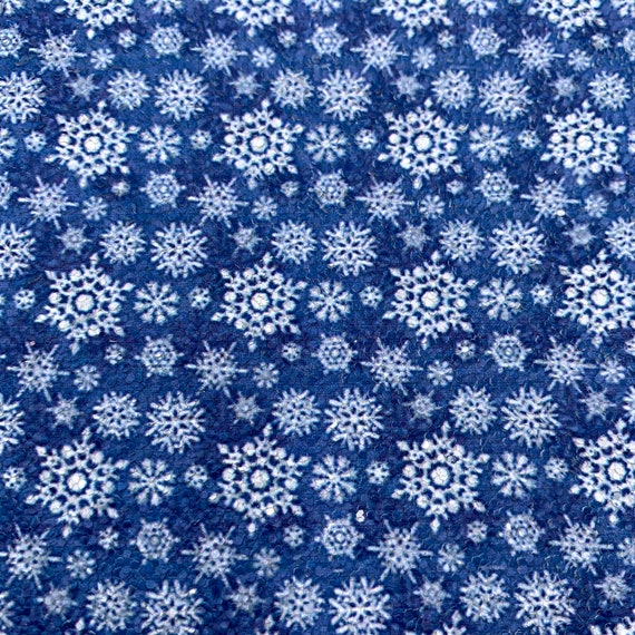 litchi Synthetic Leather Sheet Printed Pattern Blue with White Snowflakes Faux Leather Sheets Solid Glitter Leather Earrings and Bows