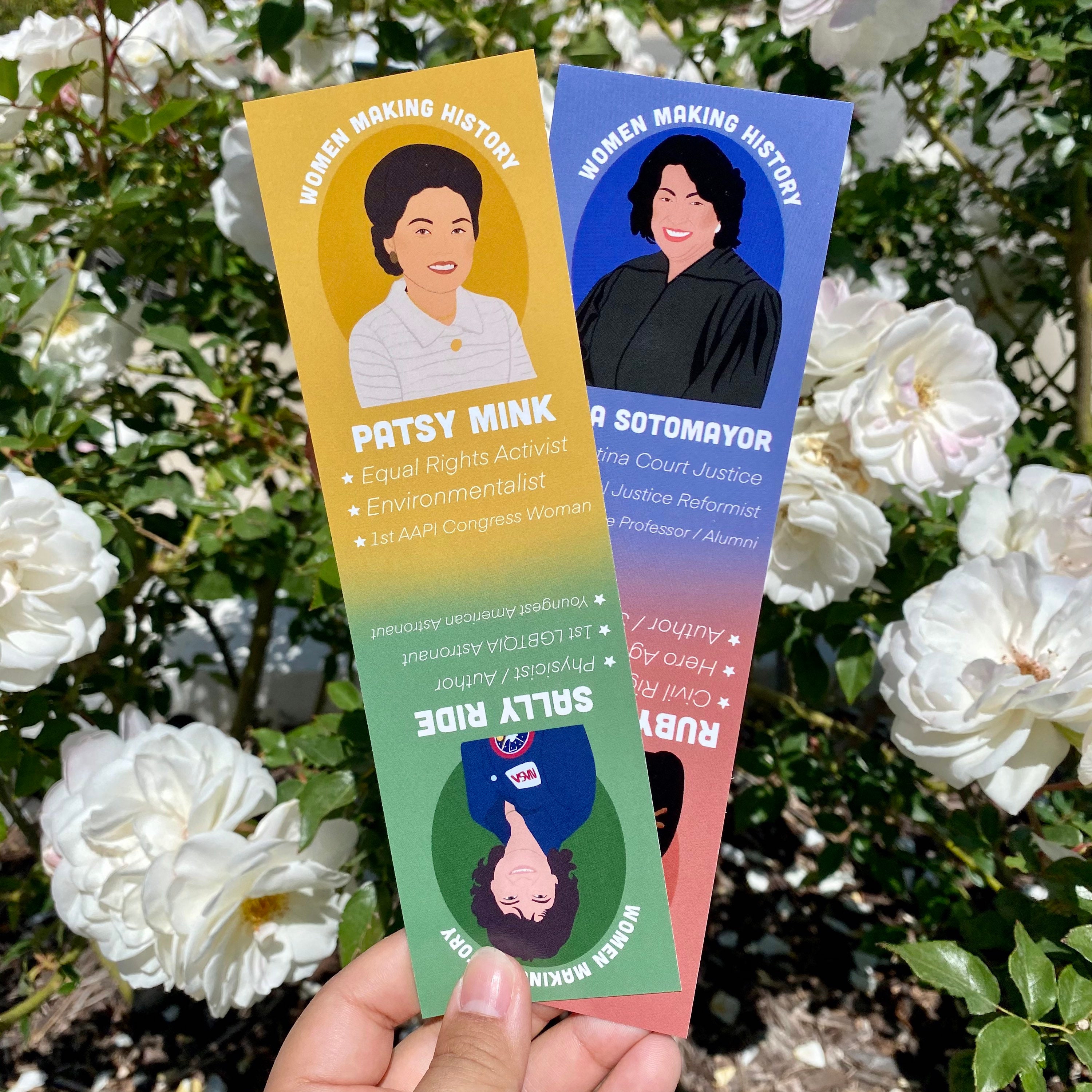 WOMEN MAKING HISTORY Bookmark for Womens History Month Etsy