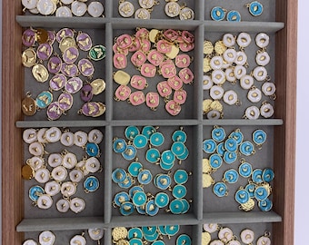 Colgante de animales marinos esmaltados, 33 tipos de formas diferentes, collar esmaltado, regalo para mujer.