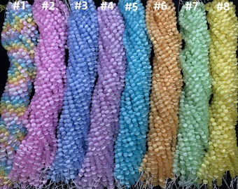 Natural Selenite Round Bead Selenite Loose Beads Gemstone Beads Rainbow Multi Color Selenite Gemstone Loose Bead 6mm 8mm 10mm 15 Inch AAA