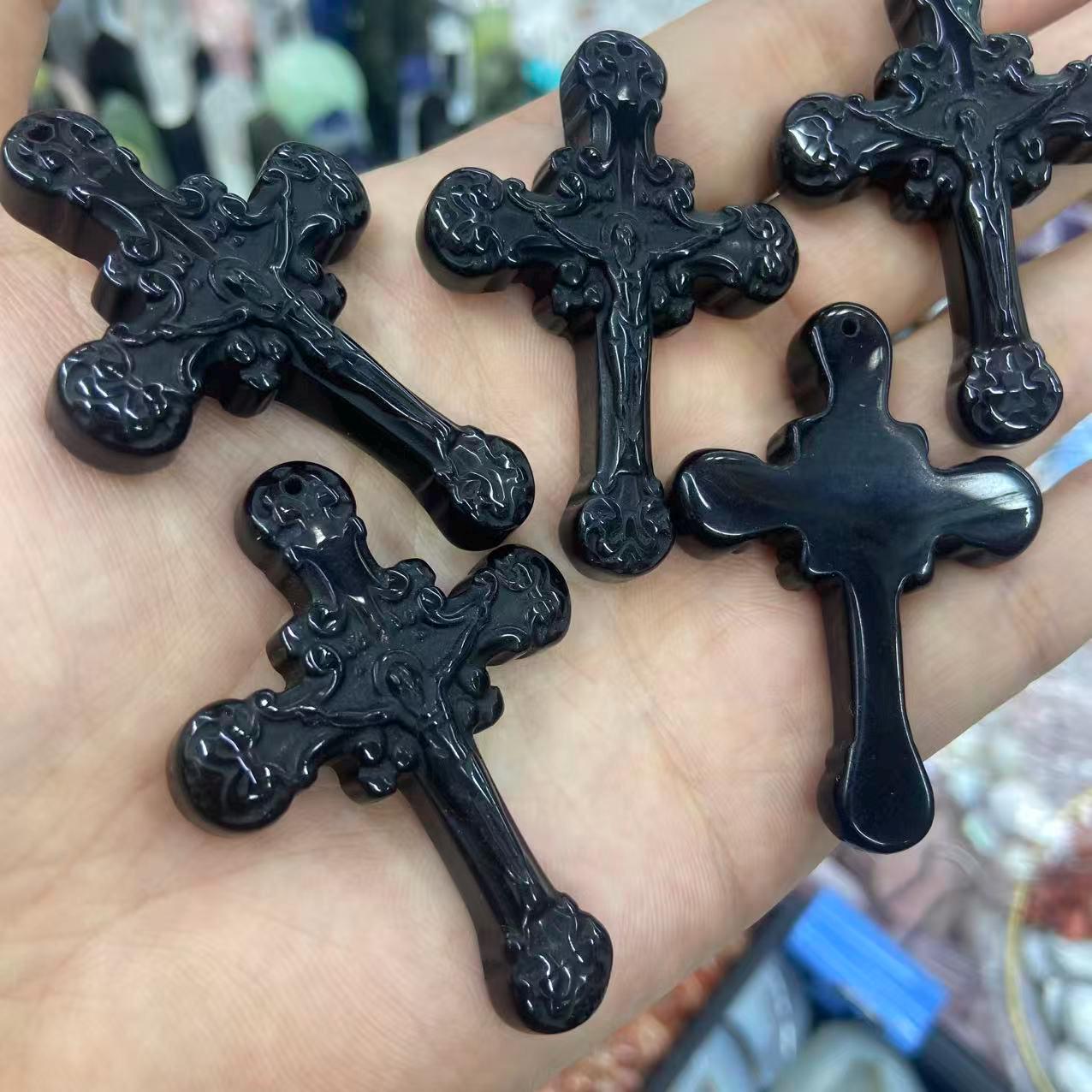 Obsidian cross - Etsy 日本