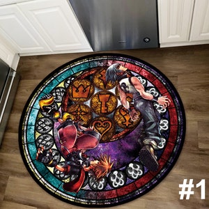 Kingdom Hearts Rug, Sora Handmade Non-slip Area Rug Home Decor Mat