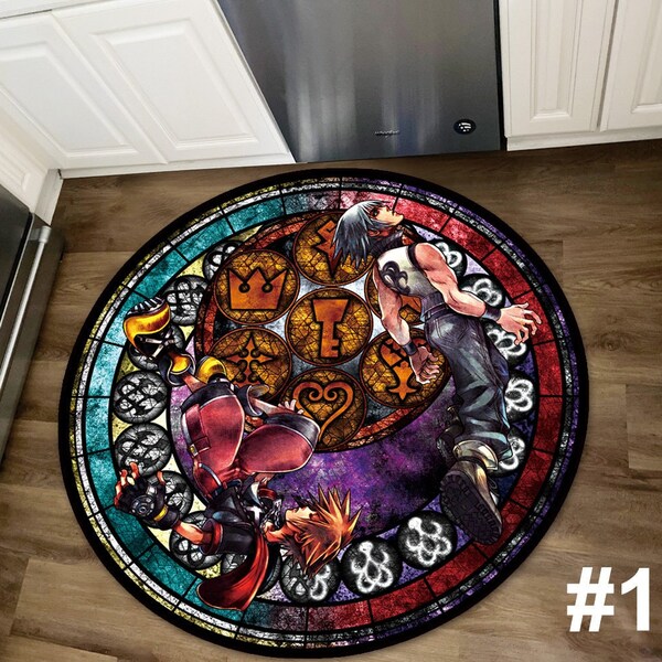 Kerdom Rug Kingdom Hearts - Etsy