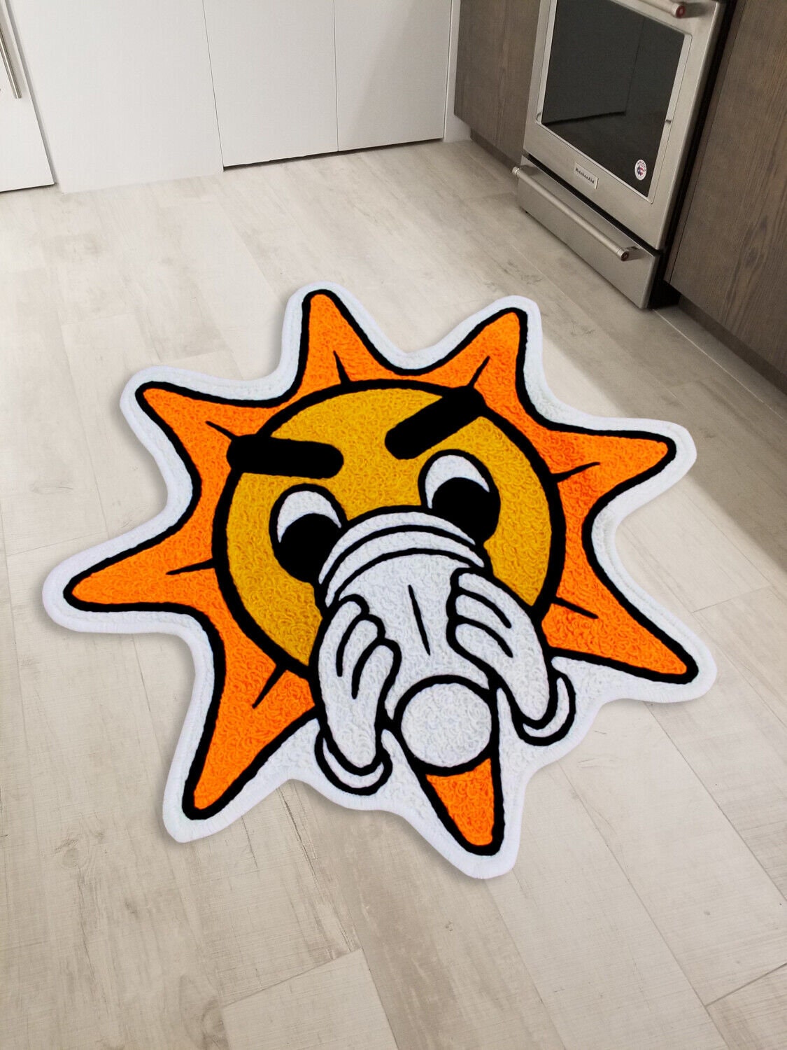 Glo Gang Chief Keef Glory フロアマット 洗えるエリアランナーラグ