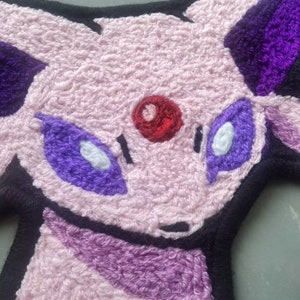 Espeon Rug,knitting Handmade Non-slip Area Rug Home Decor Mentali ...