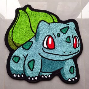 Bulbasaur Rug,Knitting Handmade Non-slip Area Rug Home Decor