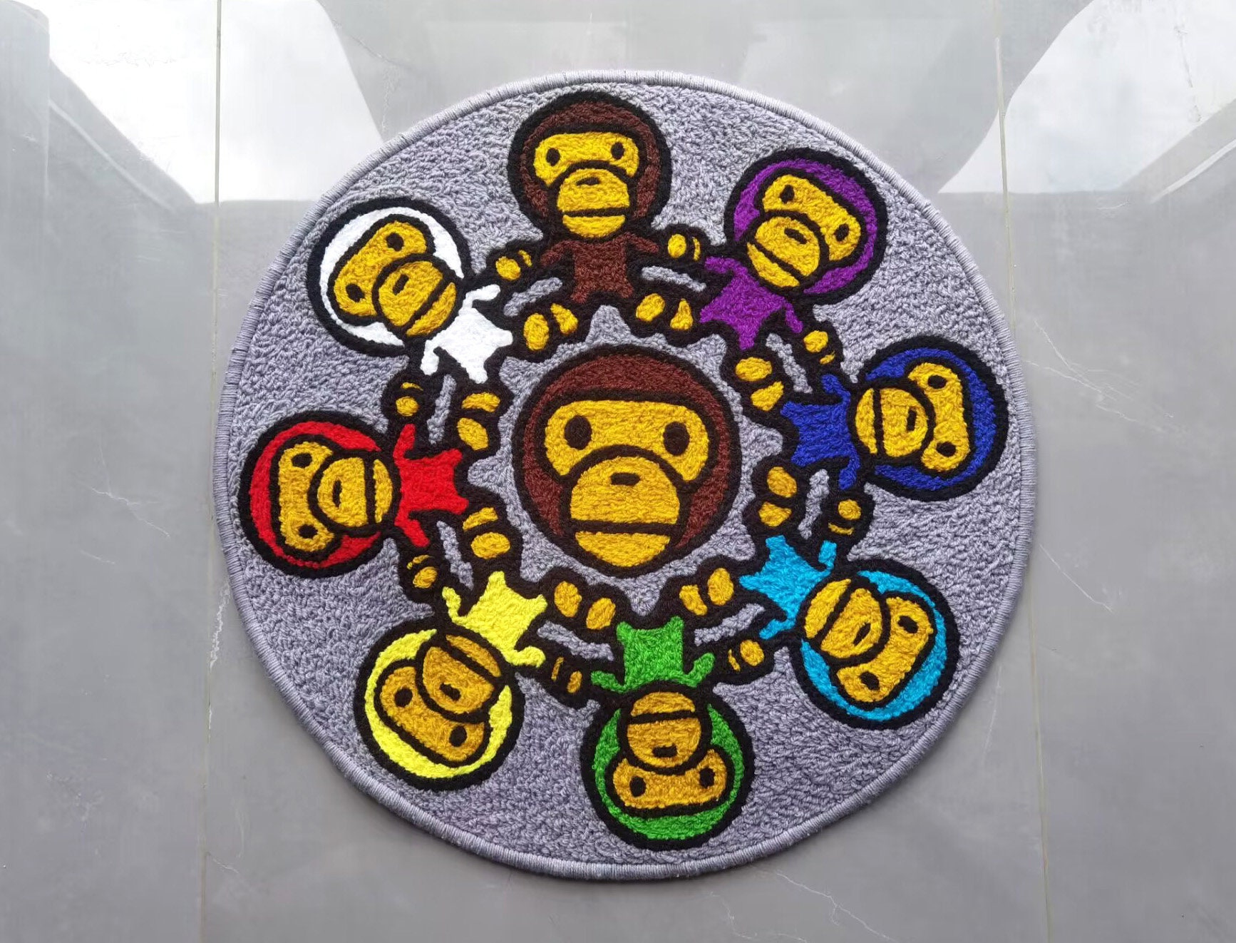 BAPE BABY MILO ALL BABY MILO RUG ラグマット A Bathing Ape Bape Baby Milo Floor Mat Washable Area Rug