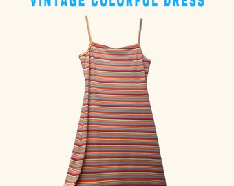 Vintage colorful dress