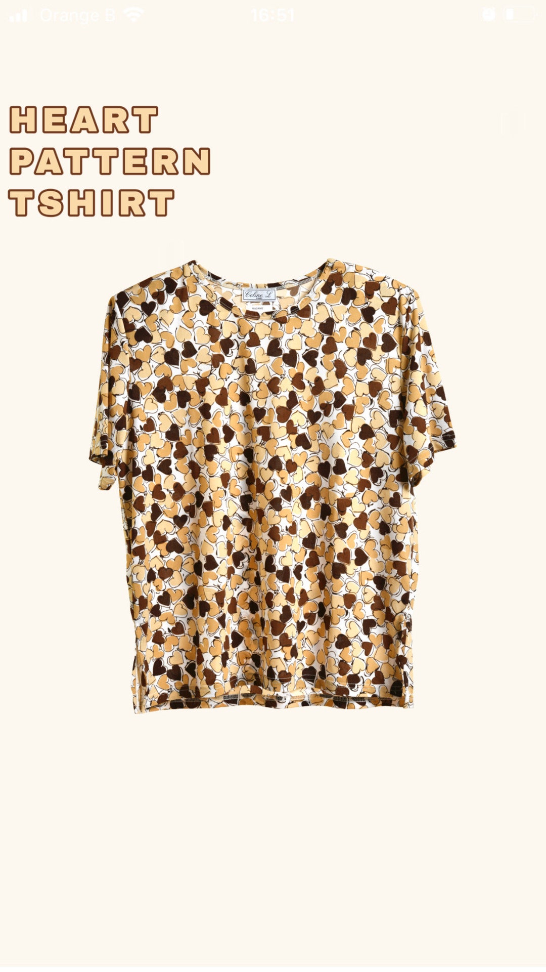 Heart-Shaped Designs T-Shirt