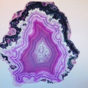 Resin painting Geode wall art PINK AND PURPLE image 10