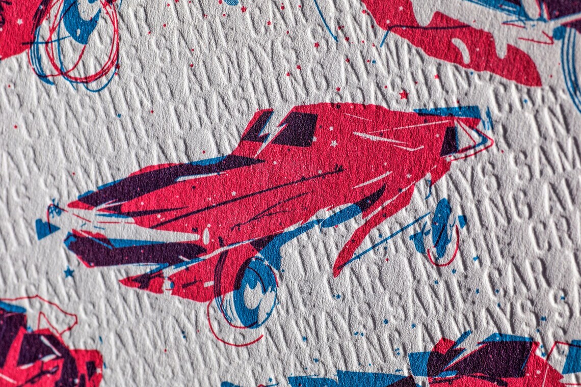 David Bowie Always Crashing In The Same Car ALWAYS CRASHING in the same CAR David Bowie Letterpress | Etsy