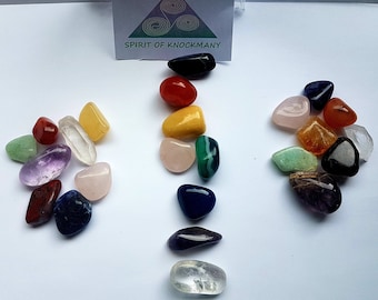 Chakra Crystal Set – Healing Stones for Body Coherence (Set of 8)