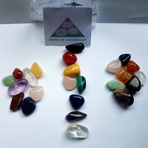 Natural Healing with Crystals  Chakra set of 8 to bring the systems of the body back into coherence - Beautiful A grade crystals ensured.