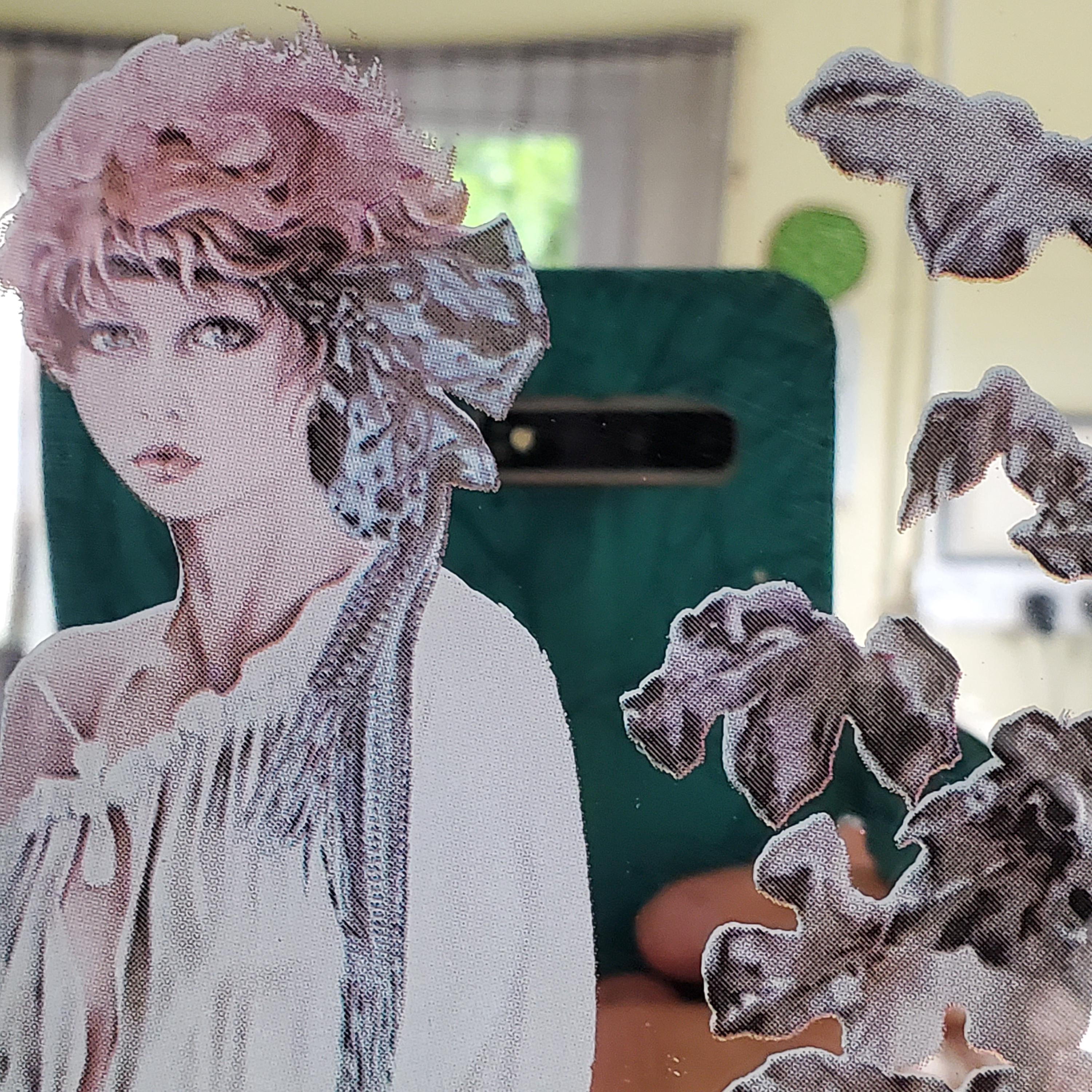 値下げ‼️Sara moon melanie 壁掛け鏡