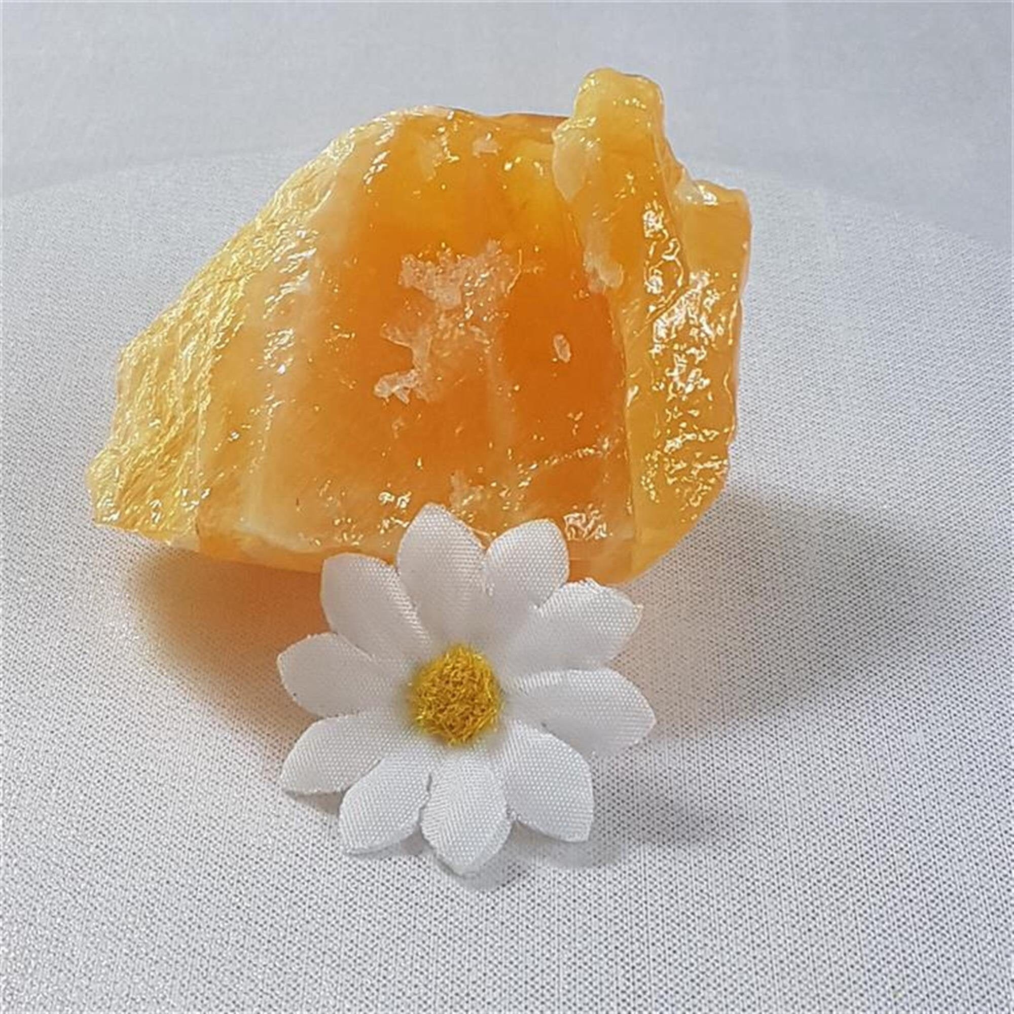 特大オレンジカルサイトクリスタル、獅子座 - Etsy 日本