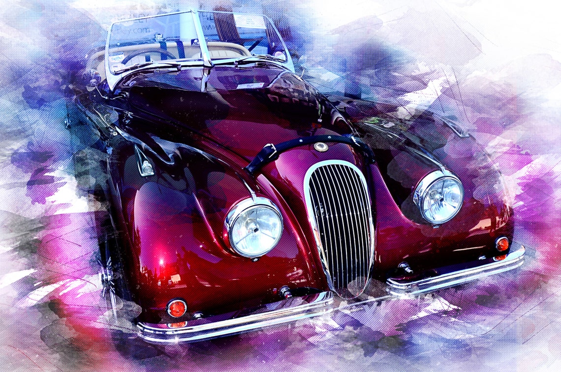 Photography Print Classic Jaguar Print Wall Art Print Car | Etsy