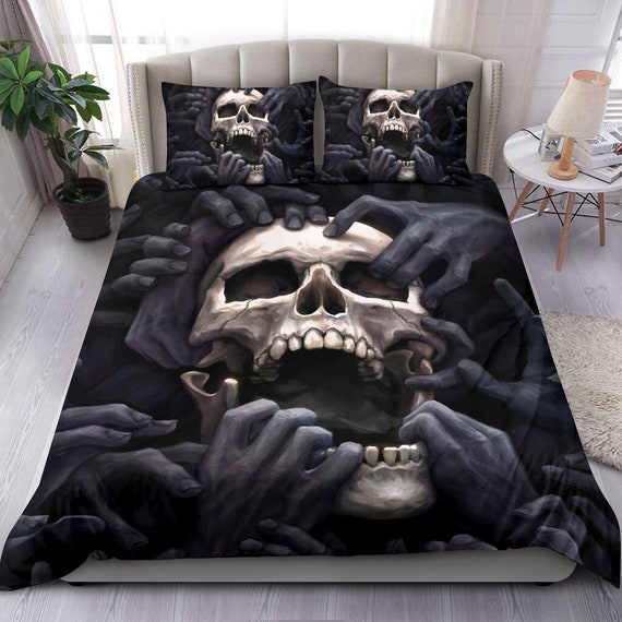 Dark Skull Bedding Sets Soft All Season 