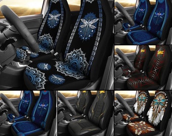 AoHanan Seeds Butterfly Dragonfly Car Seat Covers 2 Pcs Set Vehicle Front Seat Protector Auto Interior Accessories Protetors Car Mat Covers Universal Fit Most Car SUV Van Truck AoHanan Seeds Butterfly Dragonfly Car Seat Covers 2 Pcs Set Vehicle Front Seat Protector Auto Interior Accessories Protetors Car Mat Covers Universal Fit Most Car SUV Van Truck