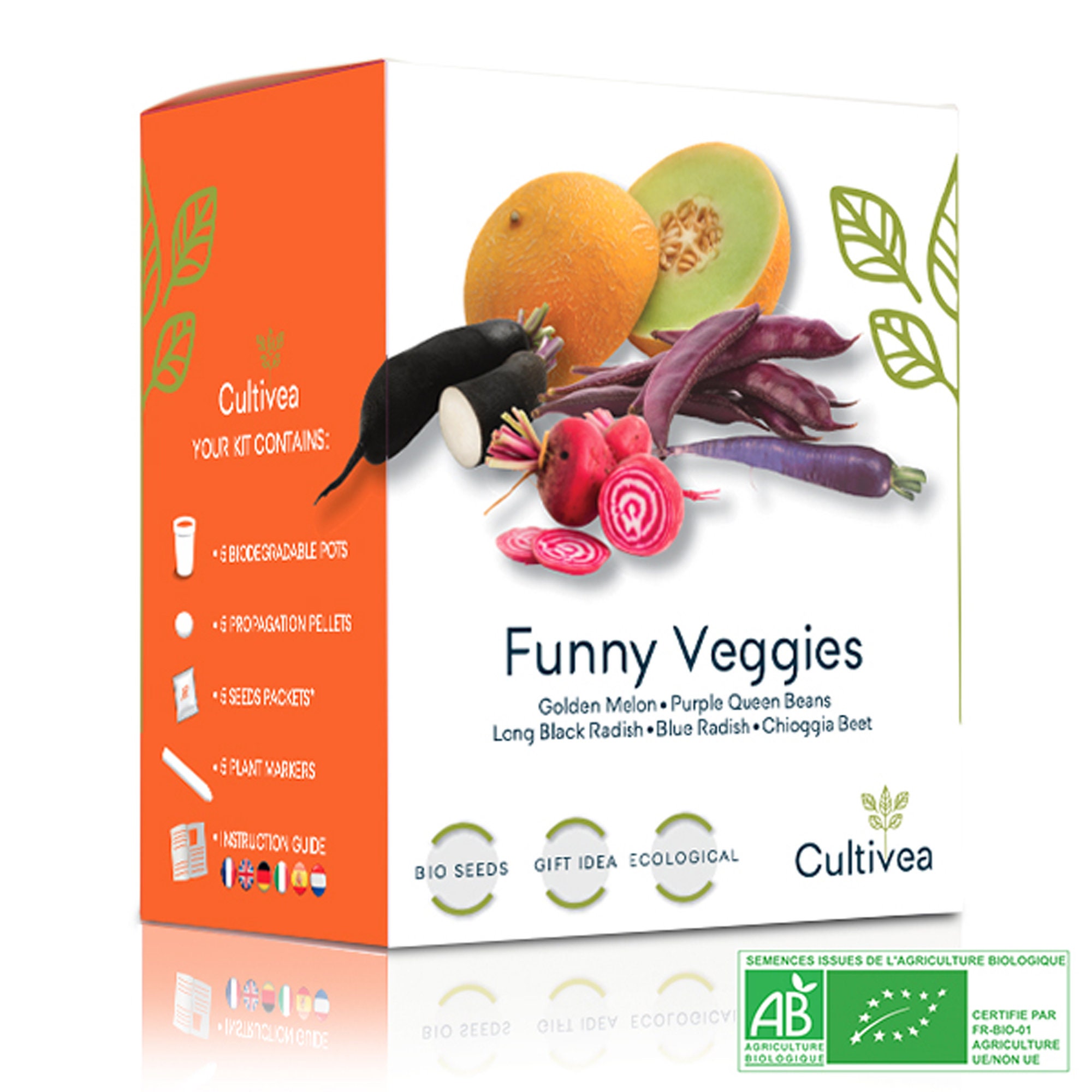 Cultivea Mini - Kit Prêt à Pousser Légumes Insolites