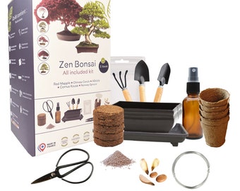 CULTIVEA Premium Bonsai Kit Ready to Grow - Care of your bonsai and natural plants