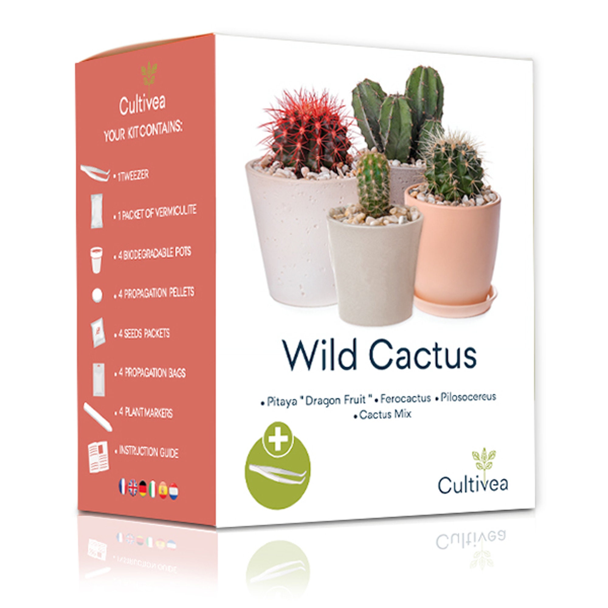 Cultivea Mini - Kit Prêt à Pousser Wild Cactus