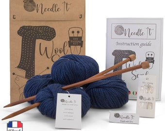 Needle it - Knitting kit: a self-knitting scarf