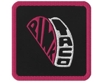Gestickter rosa Taco Aufnäher | Ein lesbischer Klassiker