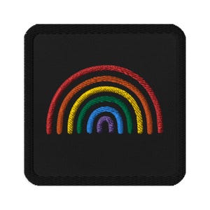 Naszywka z haftowaną tęczą | Symbol dumy LGBTQ+