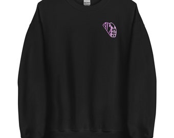 Rosa Taco Negative Rundhalspullover