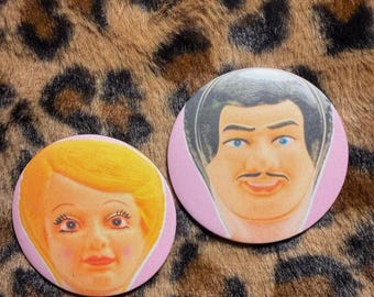 JUDY AND JOHN Button Set
