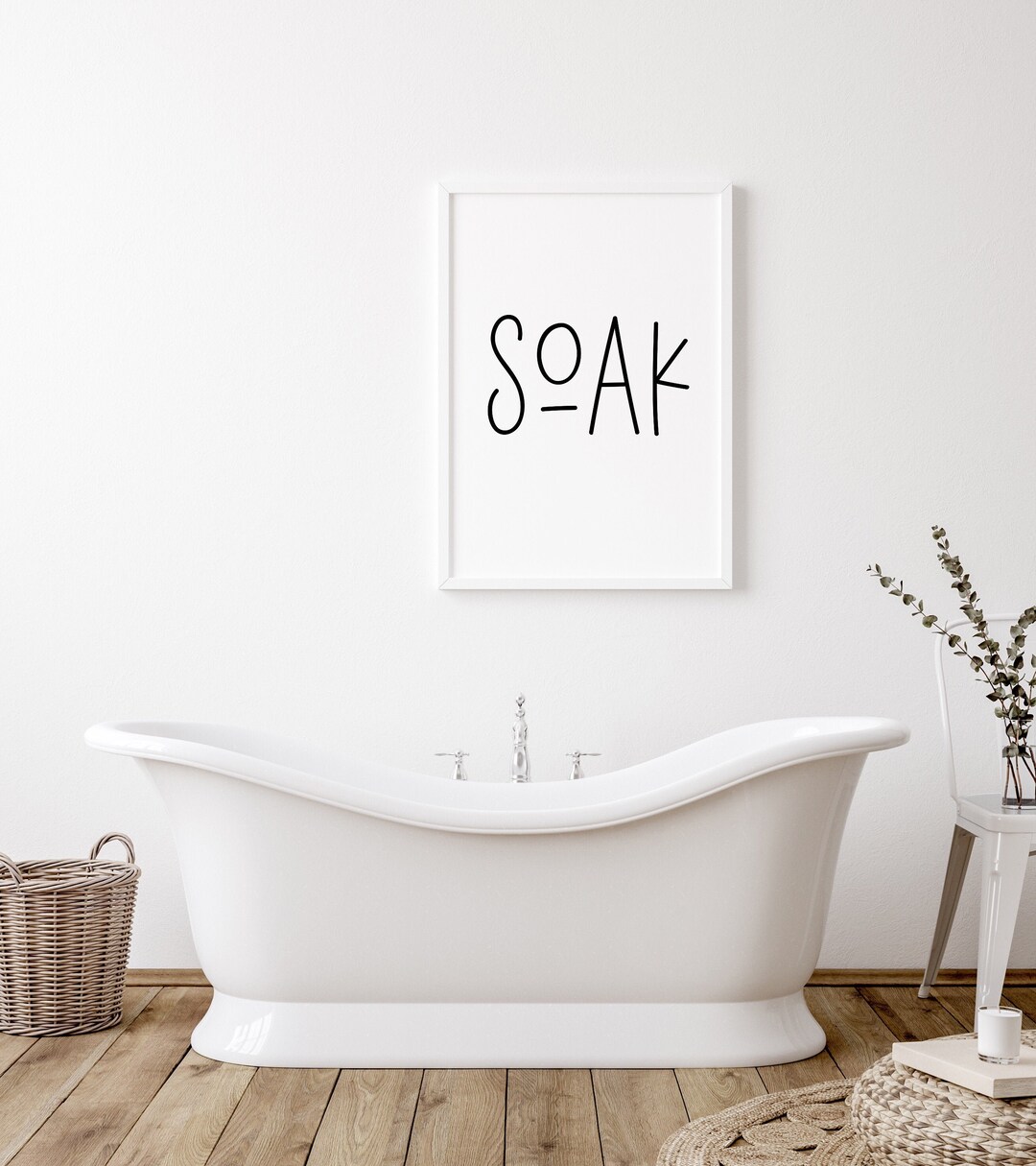 Bathroom Soak DIGITAL DOWNLOAD Print Soak Print Prints for the Bathroom ...