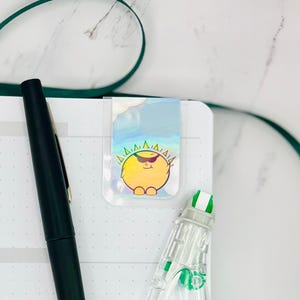 Magnetic Bookmarks, Reading Accessories, Reading Gift, Planner Accessories, Gift for Reader, Cute Magnetic Bookmark, Sun Magnetic Bookmark