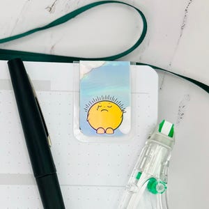 Magnetic Bookmarks, Reading Accessories, Reading Gift, Planner Accessories, Gift for Reader, Cute Magnetic Bookmark, Sun Magnetic Bookmark