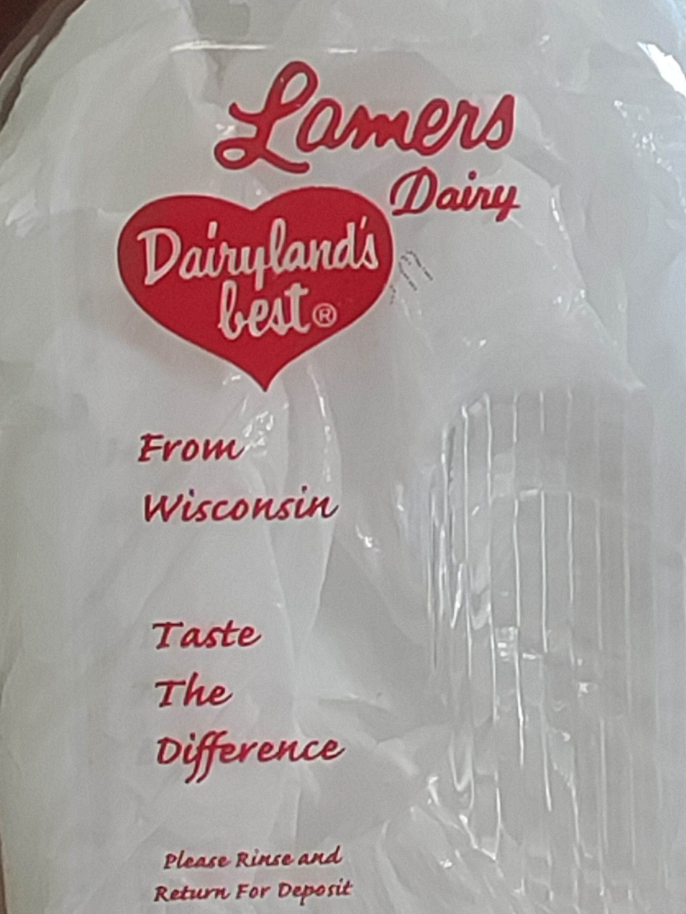 Vintage Glass Milk Bottle Lamers Dairy Dairyland's Best Etsy