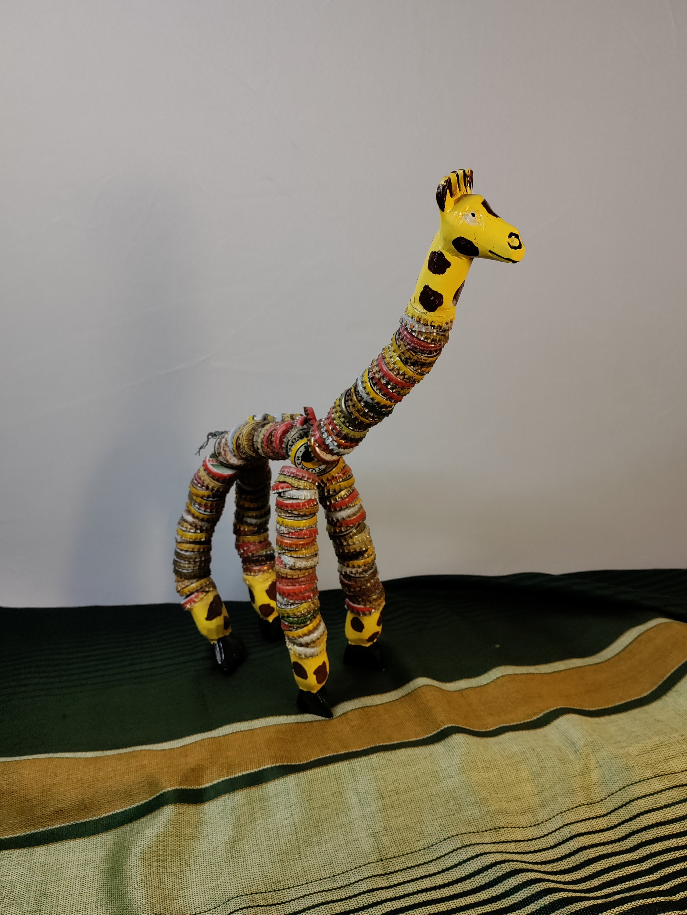 Drinking Giraffe Wine Bottle Holder Statue in African Jungle Safari  Sculptures and Figurines Decor ＆ Wildlife Animal Wine Racks and Stands Gifts