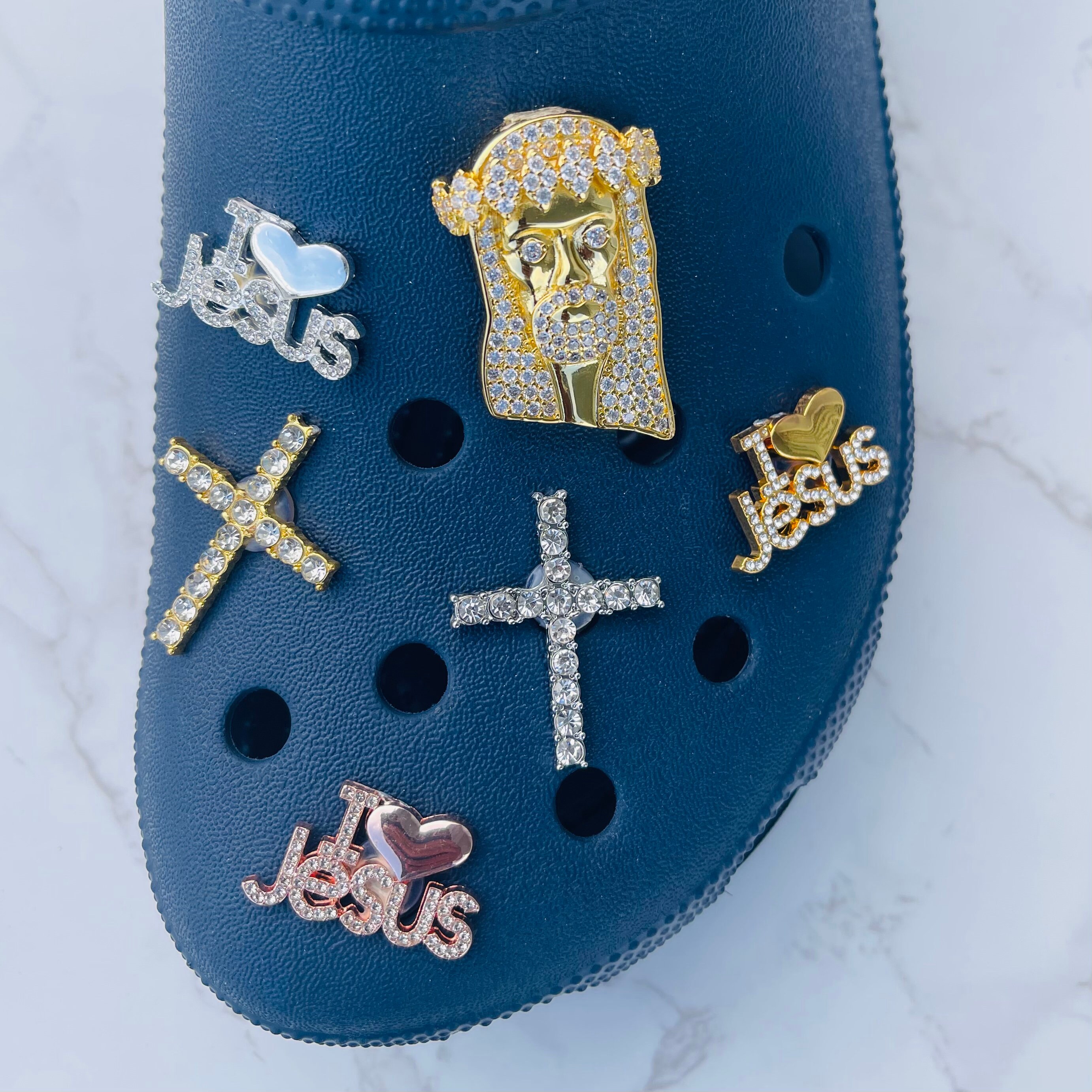 Jesus Charms, Religious Shoe Jewelry, Shoe Charms, DIY Shoe Decor