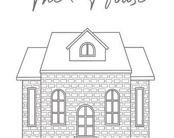 Custom Home Mortgage Payoff Chart (digital download) // Fill in 200 Bricks to Stay Motivated to Pay off Your House!