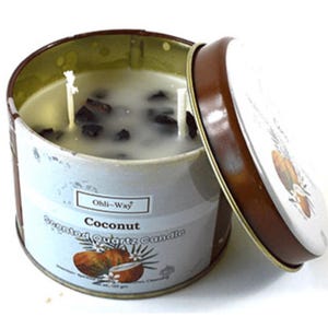 Coconut Quartz Tin Candle