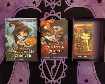 The Halloween Forever Oracle – 46-Card Divination Deck and Guidebook for Shadow Work and Seasonal Magick